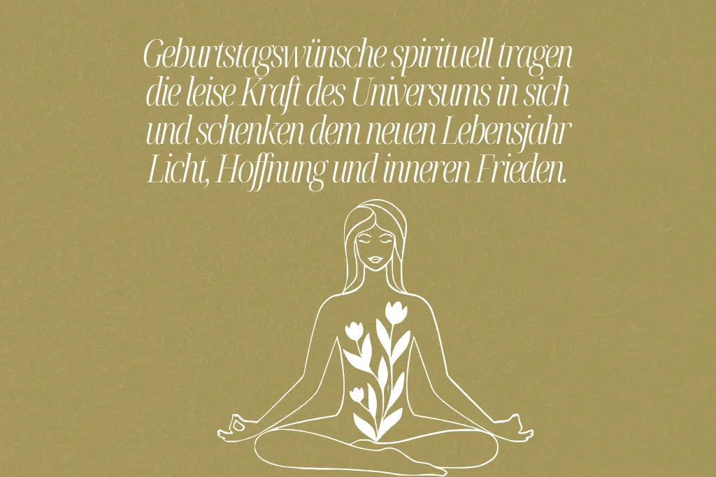 Geburtstagswünsche spirituell